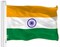 G128 Combo Pack: USA 3x5 Ft 150D Printed Stars & India Flag 3x5 Ft 150D Printed